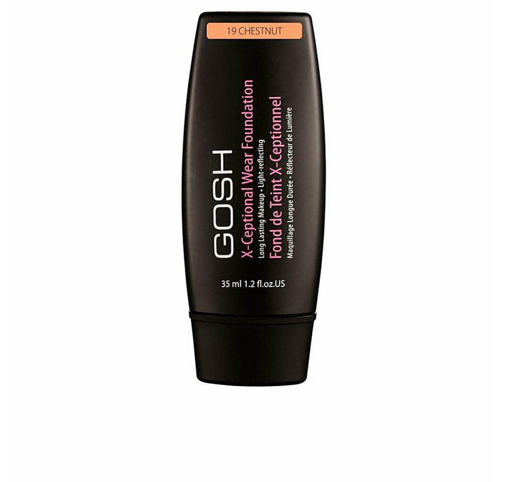 GOSH Foundation X-Ceptional Wear Foundation Long Lasting Makeup 19 Chestnut 35ml GOSH Foundation X-Ceptional Wear Foundation Long Lasting Makeup 19 Chestnut 35ml von GOSH