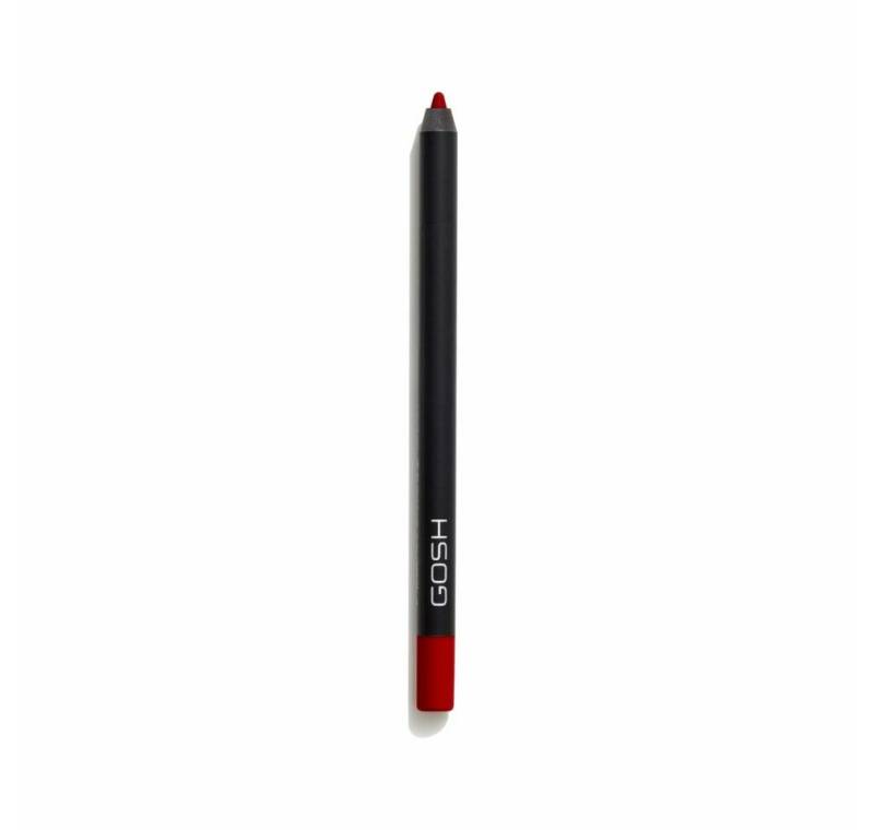 GOSH Lipliner Velvet Touch Veganer wasserfester Konturenstift 016 The Red 1,2 g von GOSH