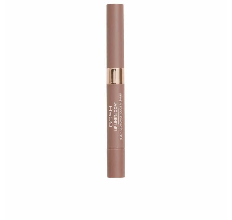 GOSH Lippenstift LIP LINE'N COAT 2 in 1 Lippenstift #002-Burnt Cinnamon 2 ml von GOSH
