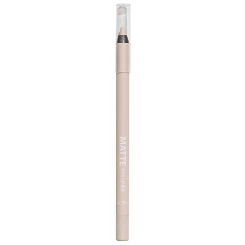 GOSH Matte Eyeliner in intensivem Schwarz I cremig weiche Textur für einfaches Auftragen I hohe Deckkraft, ideal für Smokey Eyes I perfekt zu Maskara I vegan & parfümfrei I 013 Nude von GOSH