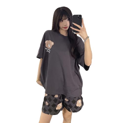 GOSO Kinder Pyjamas Mädchen Pyjamas Set Sommer Nachtwäsche Print PJs Sets Soft Lounge Sets Kurzarm Nachtwäsche für 10-16 Jahre von GOSO