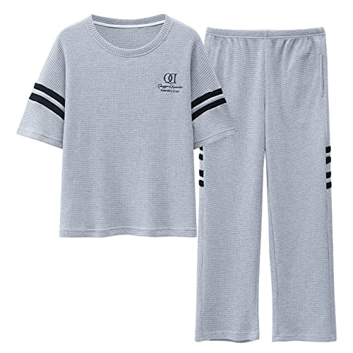 GOSO Mädchen Schlafanzug Set Pullover weiche Kurze Ärmel Lange Hose Nachtwäsche Mädchen Loungewear PJ Set von GOSO