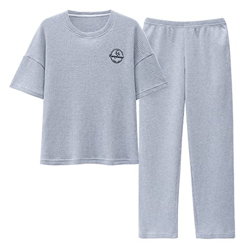 GOSO Mädchen Schlafanzug Set Pullover weiche kurze Ärmel lange Hose Nachtwäsche Mädchen Loungewear PJ Set von GOSO