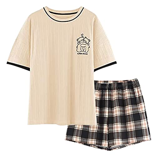 GOSO Pyjamas für Mädchen drucken Kurze Ärmel Shorts Casual Sleepwear Tops & Pants Geschenk für Kinder GOSO Pyjamas für Mädchen drucken Kurze Ärmel Shorts Casual Sleepwear Tops & Pants Geschenk für Kinder von GOSO