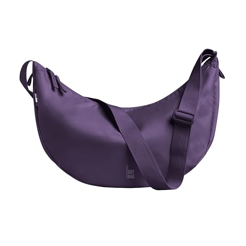 GOT BAG Crossbody Moon Bag | Halbmond Handtasche Wasserabweisend | Stylische Umhängetasche mit verstellbarem Gurt (ocean dusk, large) von GOT BAG