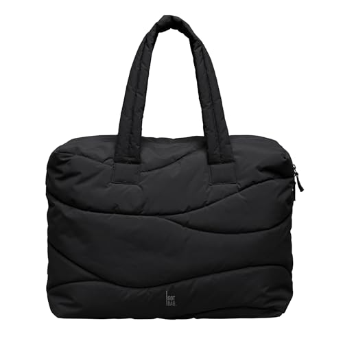 GOT BAG Handtasche EVERYDAY BAG Laptoptasche Damen Groß Puffer Weekender mit Laptopfach 34L (black) von GOT BAG