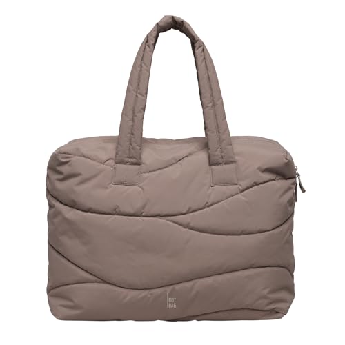 GOT BAG Handtasche EVERYDAY BAG Laptoptasche Damen Groß Puffer Weekender mit Laptopfach 34L (oyster) von GOT BAG