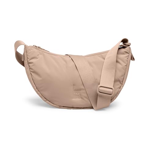 GOT BAG Moon Bag CLOUD | Recycelte Nylon Puffer Halbmond Handtasche | Wasserabweisende Puffy Umhängetasche mit Verstellbarem Gurt von GOT BAG