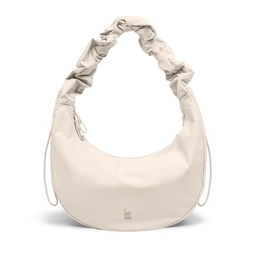 GOT BAG Moon Bag RUFFLE | Halbmond Handtasche mit verstellbare Rüsche-Riemen Handbag Wasserabweisend | Stylische Umhängetasche mit Fashion Gurt von GOT BAG
