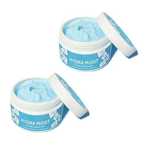 Jskin Beauty Hydra Moist Ice Water Sleeping Mask Hydra Moist Ice Water Sleeping Mask Hydra Moist Moisturizer Ice Water Sleeping Mask for Women (2 Stücke) von GOTOBMP