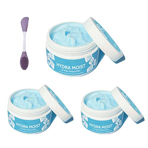 Jskin Beauty Hydra Moist Ice Water Sleeping Mask Hydra Moist Ice Water Sleeping Mask Hydra Moist Moisturizer Ice Water Sleeping Mask for Women (3 Stücke) von GOTOBMP