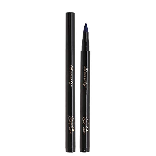 Flüssiger Eyeliner-Stift, Wasserfester Eyeliner, Langanhaltender Flüssiger Eyeliner mit Ultra-Definition(05# blau) von GOTOTOP