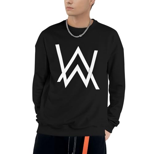 GOVRN Alan DJ Unisex-Sweatshirt für Herren und Damen, lustiger 3D-Druck, grafischer Pullover, Music-Sweatshirt, lässig, leichte Sweatshirts zum Wandern, Reisen，Large von GOVRN