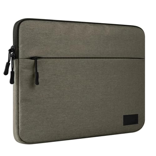 GOXQIT Laptoptasche 11 12 13 14 15 15,6 Zoll Innenblase Jeanstasche Computertasche FüR Business(Coffee,12 inch) von GOXQIT