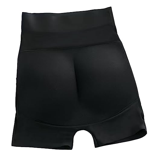 GOYMFK Frauen Gepolsterte Unterwäsche Butt Lifter Panties Seamles Hip Padded Pants Shaper Enhancer Control Panties (Color : Black, Size : M) von GOYMFK
