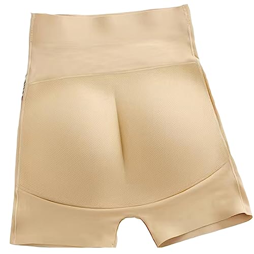 GOYMFK Frauen Gepolsterte Unterwäsche Butt Lifter Panties Seamles Hip Padded Pants Shaper Enhancer Control Panties (Color : Natural, Size : M) von GOYMFK