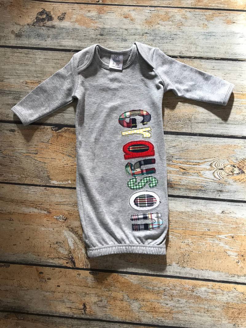 Personalisiertes Babykleid, Babykleid Mit Namen, Besticktes Applikation Name von GOalphabetsoup