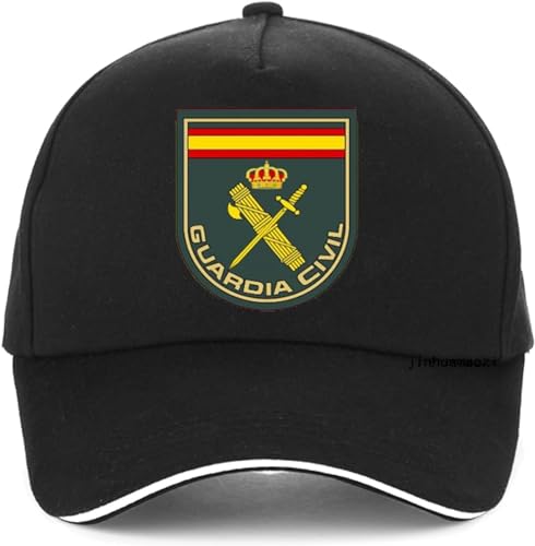 Baseballkappe Hiphop Sonnenhut Spanien Guardia Civil Symbol Hut Männer Frauen Sommer Visier Baseballkappe Verstellbare Outdoor Snapback Hüte Hip Hop Caps Geschenk von GPMZZMIX