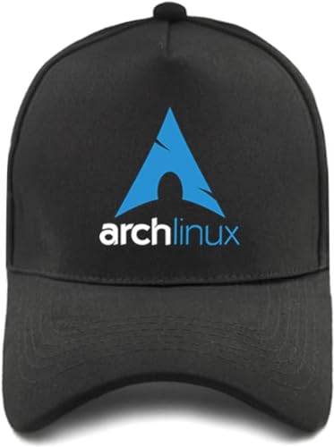 GPMZZMIX Baseballkappe Hiphop Sonnenhut Herren Baseballkappe Unisex Casual Sport Mode Arch Linux Baseball Caps Verstellbare Outdoor Arch Linux Hüte Schirmmützen Geschenk von GPMZZMIX