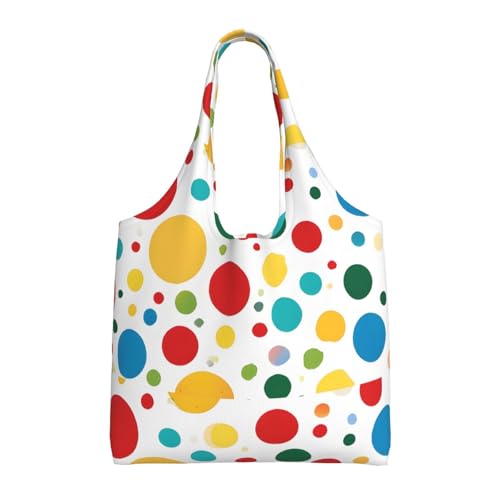 GQSZCYHLKL Twister – Stilvolle Canvas-Tragetasche, großes Fassungsvermögen, 100 % Polyester, Tragetasche für Shopping, Reisen und den täglichen Gebrauch, strapazierfähiges 340 g Segeltuch mit von GQSZCYHLKL