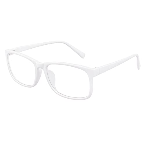 GQUEEN Brille Ohne Stärke Fake Brille Nerdbrille Damen Herren UV400,PO2 von GQUEEN