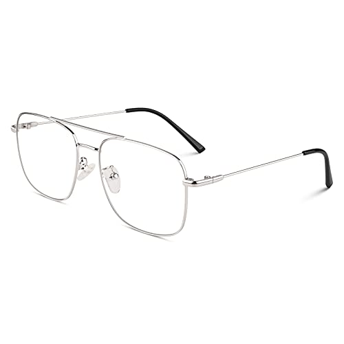 GQUEEN Pilot Stil Fake Brille Ohne Stärke Damen Herren Retro Metallrahmen UV400 GQUEEN Pilot Stil Fake Brille Ohne Stärke Damen Herren Retro Metallrahmen UV400 von GQUEEN