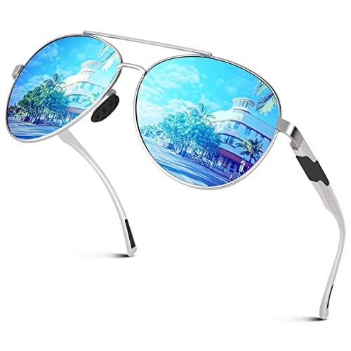 GQUEEN Polarisiert Piloten Sonnenbrille Herren Damen Pilotenbrille UV400 GQUEEN Polarisiert Piloten Sonnenbrille Herren Damen Pilotenbrille UV400 von GQUEEN