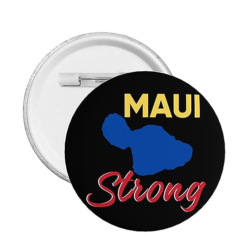 1 Stück Pray For Maui Hawaii Button Pins Maui Hawaii Starker Button Pin God Bless Hawaii Pin I Stand With Hawaii Runder Anstecker für Kleidung Tasche Hut Accessoires von GQWJKSZ