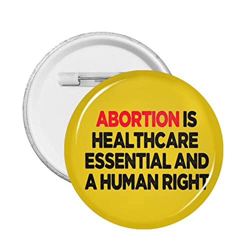 1 Stück Pro Abtreibungsrecht Pro Choice Button Pins Support 1973 Roe V. Wade Runder Anstecker Keep Abortion Safe Legal Circle Brust Pins My Body My Uterus My Choice Brosche Dekor für Kleidung Tasche H von GQWJKSZ