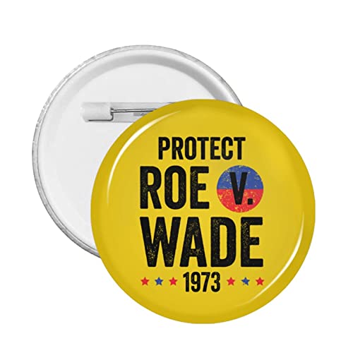 1 Stück Pro Abtreibungsrecht Pro Choice Button Pins Support 1973 Roe V. Wade Runder Anstecker Keep Abortion Safe Legal Circle Brust Pins My Body My Uterus My Choice Brosche Dekor für Kleidung Tasche H von GQWJKSZ