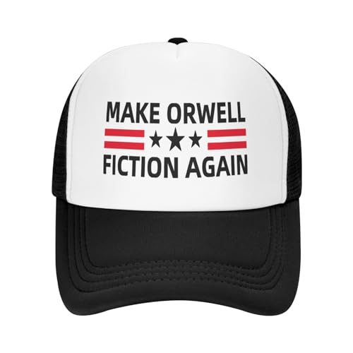 GQWJKSZ Make Orwell Fiction Again Baseballkappe aus Netzstoff für Erwachsene, Herren und Damen GQWJKSZ Make Orwell Fiction Again Baseballkappe aus Netzstoff für Erwachsene, Herren und Damen von GQWJKSZ