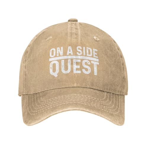 On A Side Quest Cap Herren Dad Hüte Coole Kappe von GQWJKSZ