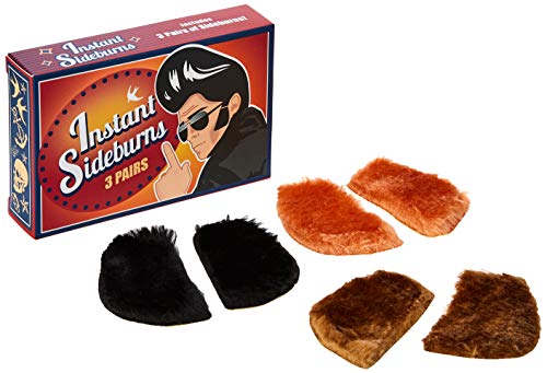 Spinning Rockabilly Instant Sideburns - 3 Pairs von GR Gift Republic
