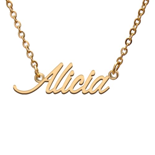 Namensschild-Halsketten für Sie, Freunde, Familie, Beziehung, Erinnerung, Schmuck, Geschenk, Metall, Edelstahl Namensschild-Halsketten für Sie, Freunde, Familie, Beziehung, Erinnerung, Schmuck, Geschenk, Metall, Edelstahl von GR859C