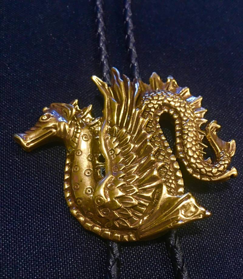 mma "Golddrache" Bolo/Anhänger von GR88TFINDS