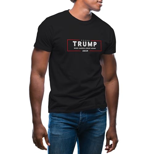 Make America Great Again Vote for Trump President 2024 Herren schwarz T-Shirt Size L von GR8Shop