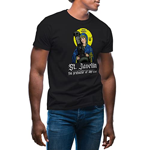 St Javelin The Protector of Ukraine Javelin Herren schwarz T-Shirt Size XXL von GR8Shop