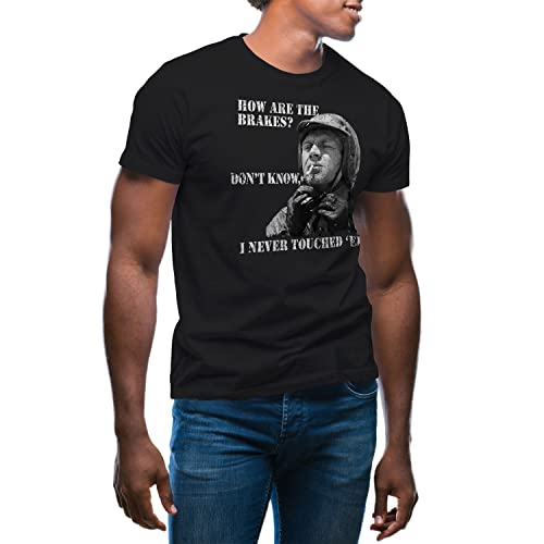 Steve McQueen How Are Your Breaks | Herren schwarz T-Shirt Size XXL von GR8Shop