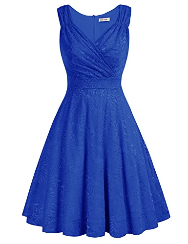 50s Kleider Rockabilly Vintage Retro Kleid cocktailkleider a Linie Kleider CL645-4 L von GRACE KARIN