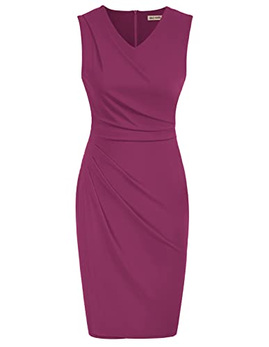 GRACE KARIN Damen 1950er Vintage Retro Bodycon Kleid Cocktailkleid Party Festlich Kleider CL1292-05_00L von GRACE KARIN