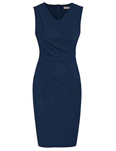 GRACE KARIN Damen 1950er Vintage Retro Bodycon Kleid Cocktailkleid Party Festlich Kleider CL1292-06_00L von GRACE KARIN