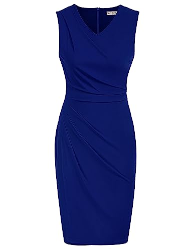 GRACE KARIN Damen 1950er Vintage Retro Cocktailkleid Bodycon Kleid Party Festlich Kleider CL1292-07_00M von GRACE KARIN