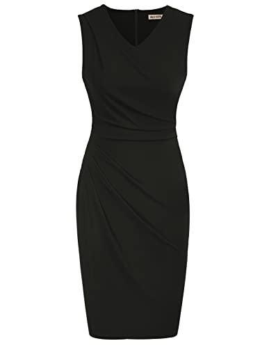 GRACE KARIN Damen Bodycon Kleid 1950er Vintage Retro Party Festlich Kleider Cocktailkleid CL1292-01_00S von GRACE KARIN