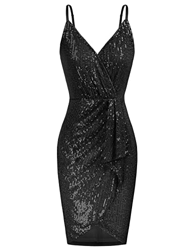 GRACE KARIN Damen Bodycon Kleid 1950er Vintage Retro Cocktailkleid Party Festlich Kleider CL1723-01_00S von GRACE KARIN