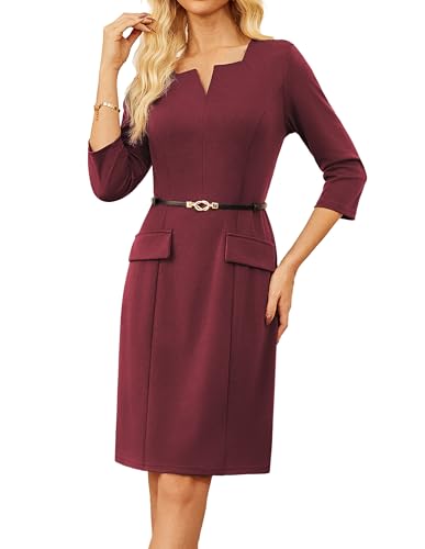 GRACE KARIN Damen Vintage 50er Jahre Retro Cocktailkleid CL185-3 2XL von GRACE KARIN