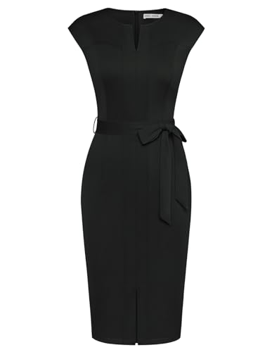 GRACE KARIN Damenkleid Cap Sleeve Wickelkleid mit Schlitz Cocktailkleid Schwarz XXL GRACE KARIN Damenkleid Cap Sleeve Wickelkleid mit Schlitz Cocktailkleid Schwarz XXL von GRACE KARIN