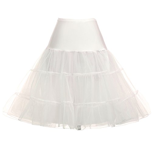 GRACE KARIN Ivory Petticoat für Wedding Bridal Petticoat Rockabilly Kleid Unterrock XL CL8922-9 von GRACE KARIN