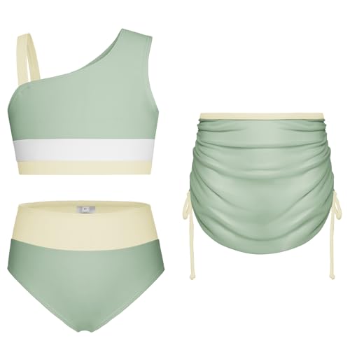 GRACE KARIN Mädchen 3-teiliges Bikini-Set Sommer Strand Schwimmanzug Hell Grün 6 Jahre GRACE KARIN Mädchen 3-teiliges Bikini-Set Sommer Strand Schwimmanzug Hell Grün 6 Jahre von GRACE KARIN