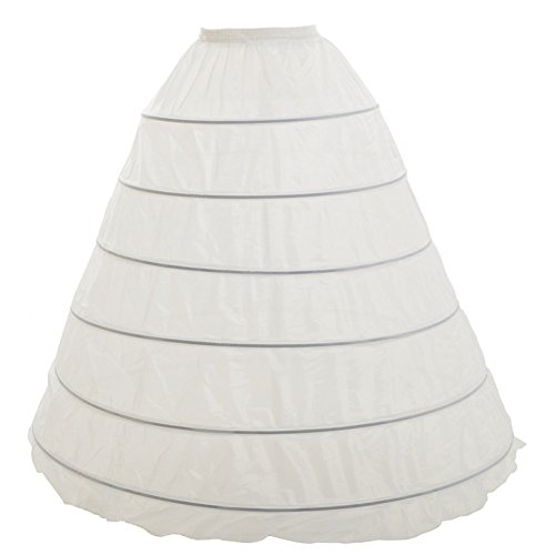 GRACEART Plus Größe 6-Reifen Hochzeit Petticoat Band Rock von GRACEART