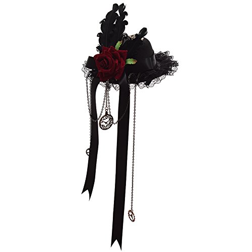 GRACEART Steampunk Hut Frauen Topper Kopfbedeckungen (A) von GRACEART